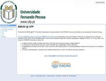 Tablet Screenshot of emuniat.ufp.edu.pt